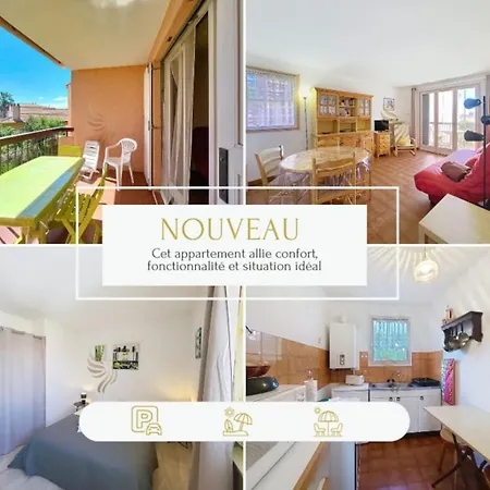 Otentic Flamant 4 People - 1 Bedroom - Parking *